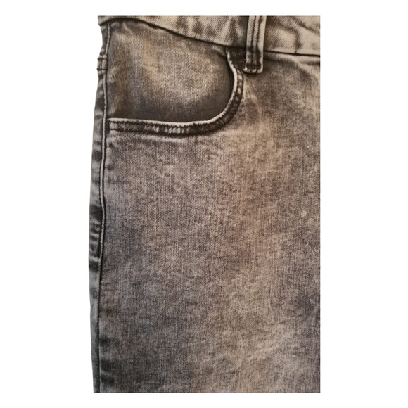 No Boundaries Super High Rise Gray Women’s Jeggings Size 11 30W inseam 26.5L - Picture 5 of 8